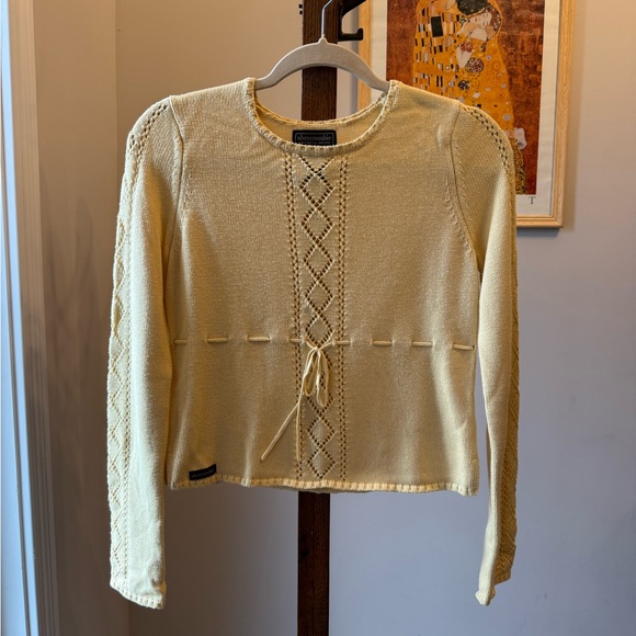 Butter Yellow Spring Sweater - Picture 3 of 7